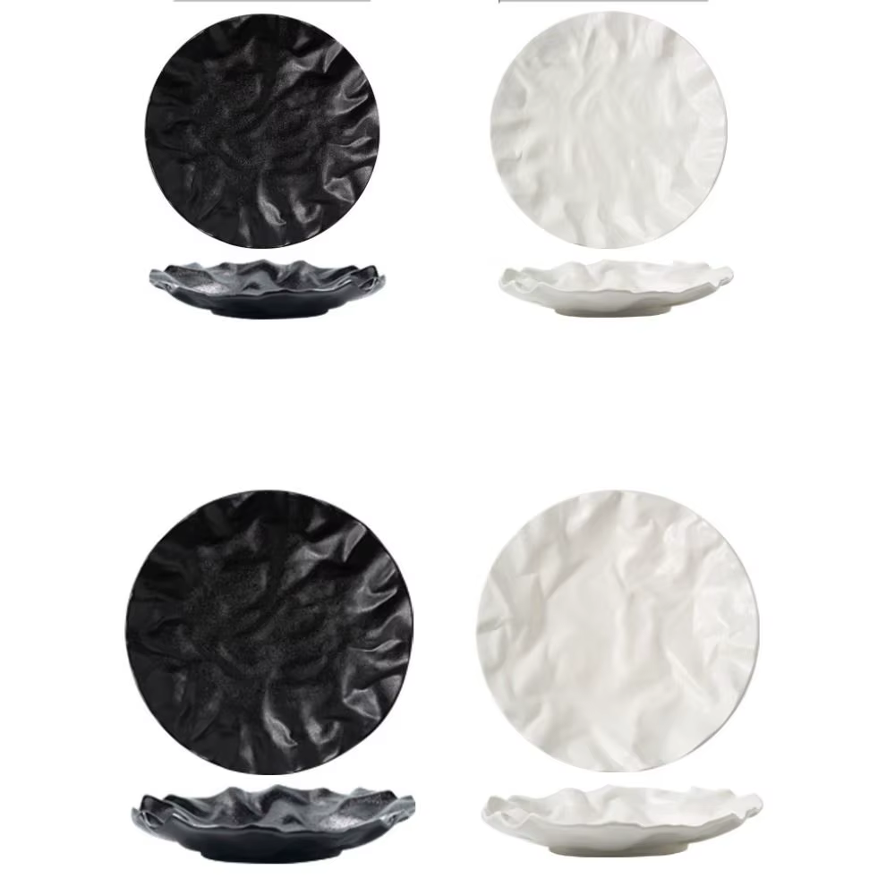 Assiette en céramique pour cuisine occidentale