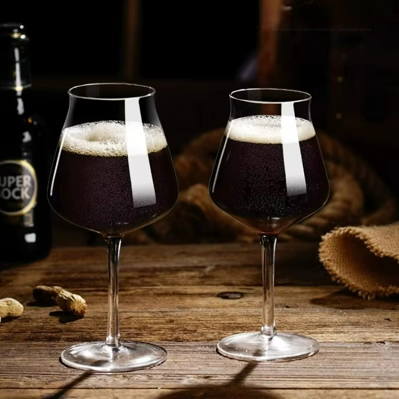 Verres à vin tulipe à large bouche