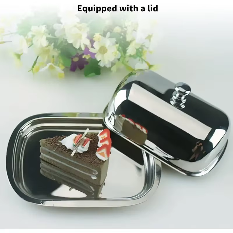 Boîte de rangement pour beurre, beurrier avec couvercle, récipient à beurre, plateau à biscuits et à fromage, coupe-fromage, outils de cuisine pour restaurant