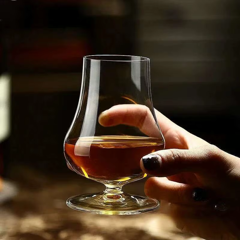 Italie marque Bormioli cristal whisky Copita nez verre flamme motif Cognac Brandy renifleur malt