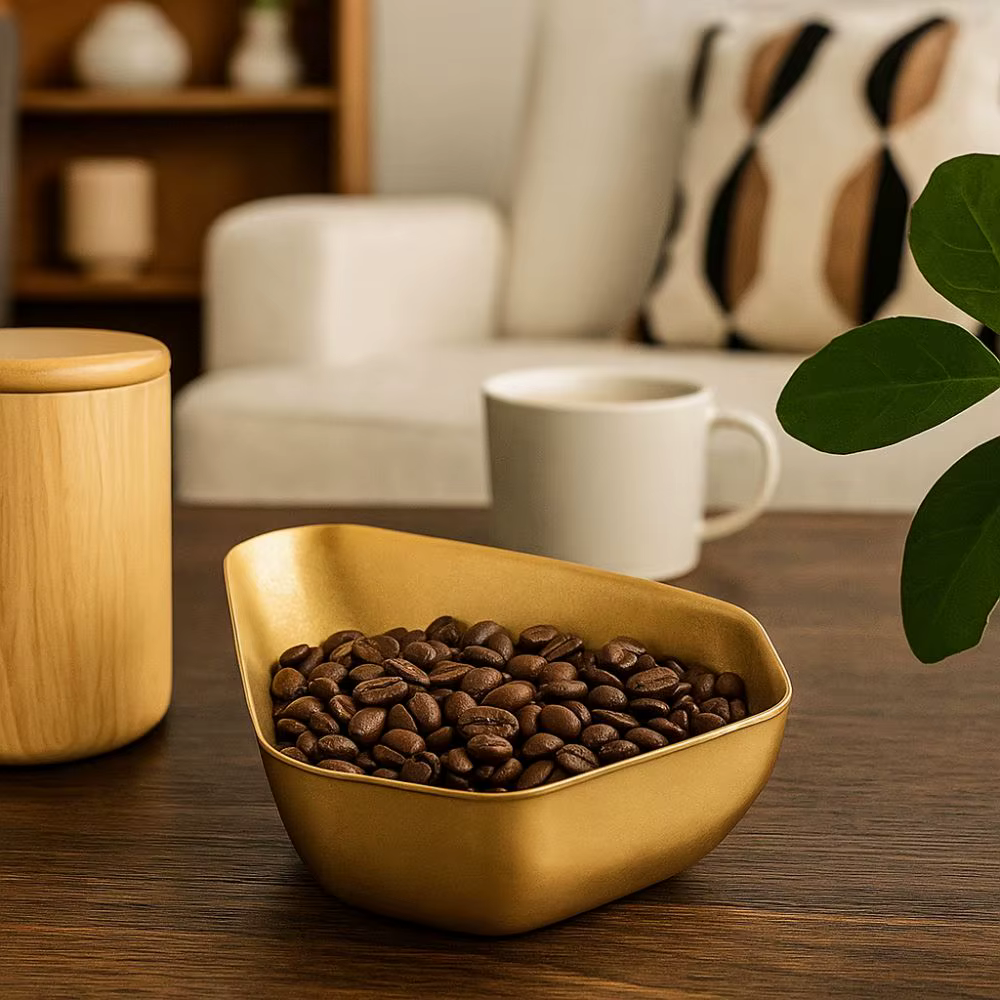 Tasse doseuse de grains de café en acier inoxydable