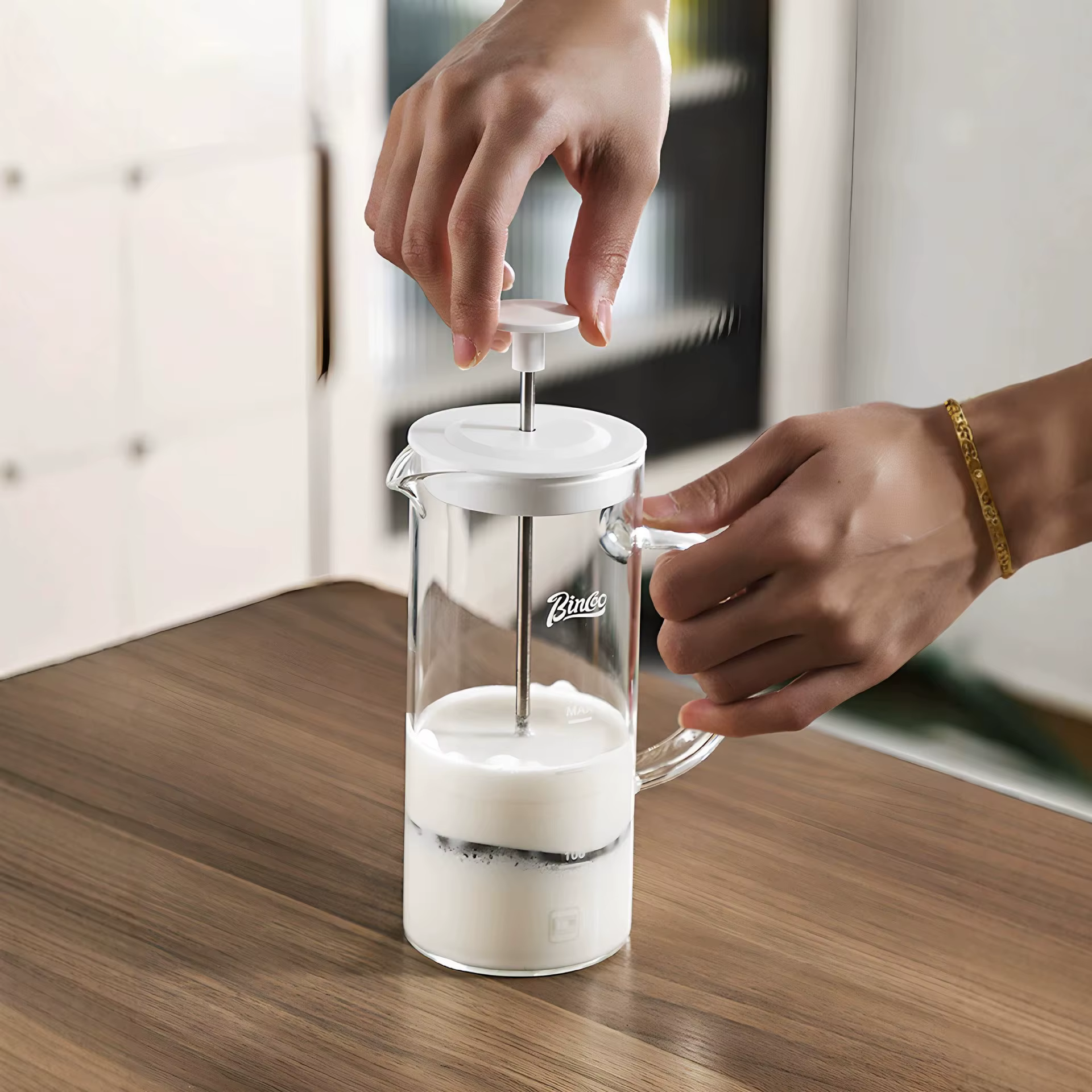 Cafetière à piston 550 ml en verre pour usage domestique
