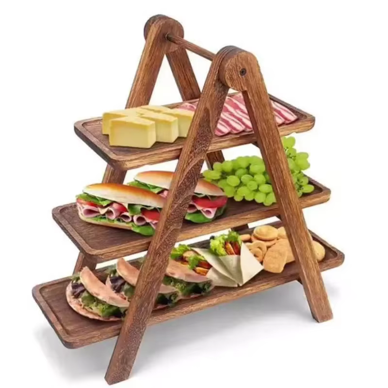 Plateau de service à 3 niveaux