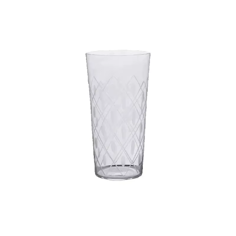 Verre à whisky japonais en cristal floral gravé à la main