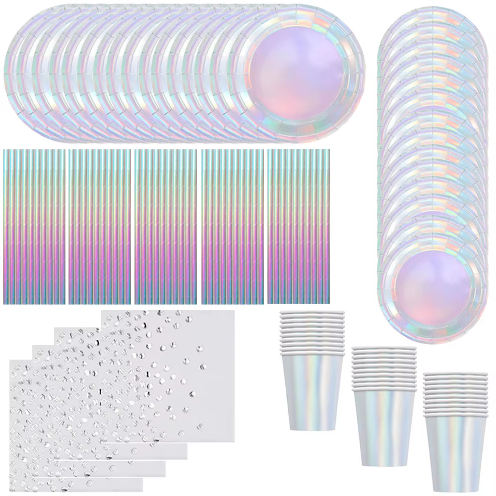 Ensembles de vaisselle jetables au Laser