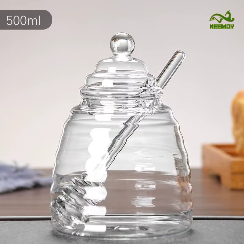 Réservoir en verre nid d'abeille