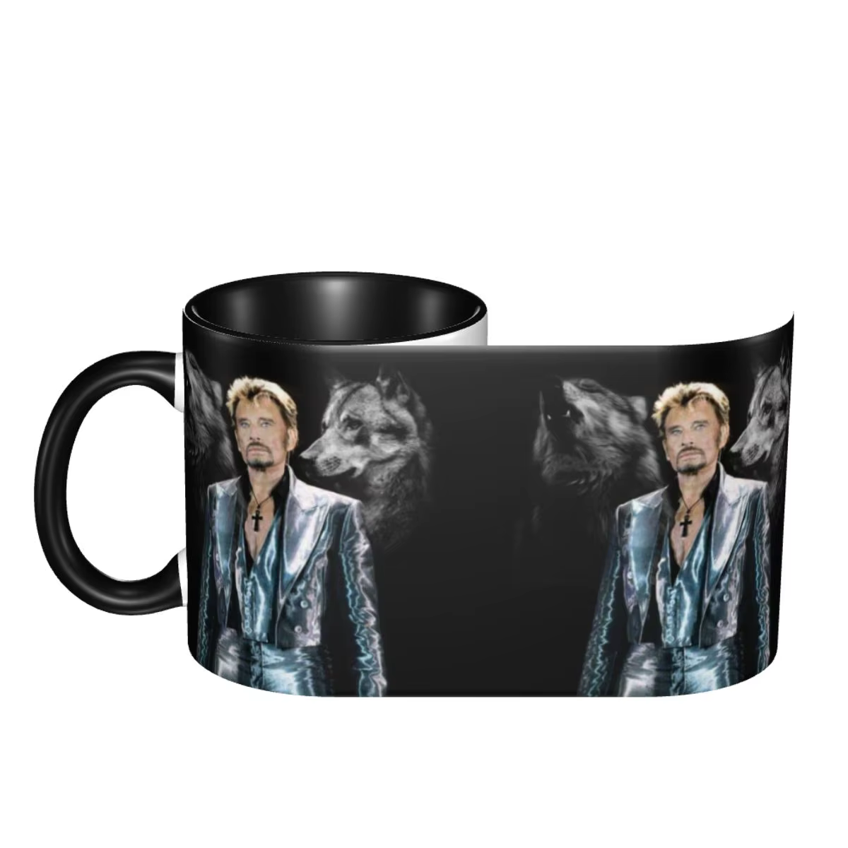 Johnny Hallyday – tasse de chanteur de musique