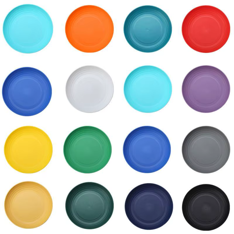 Assiettes rondes en plastique PP