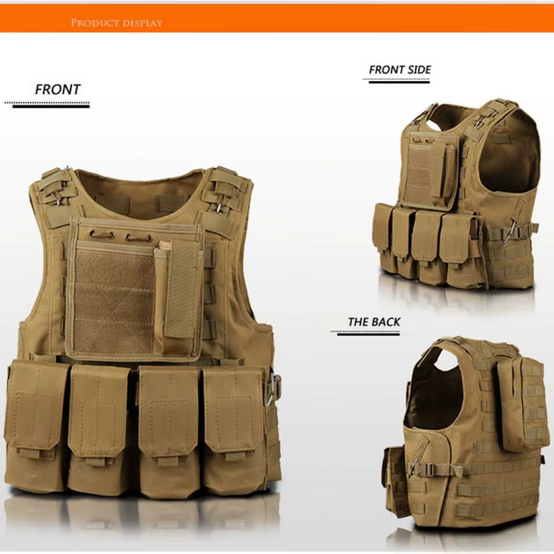Gilet tactique CS jeu Airsoft assaut Molle gilet équipement vêtements de plein air chasse Camouflage gilet Combat sécurité gilet