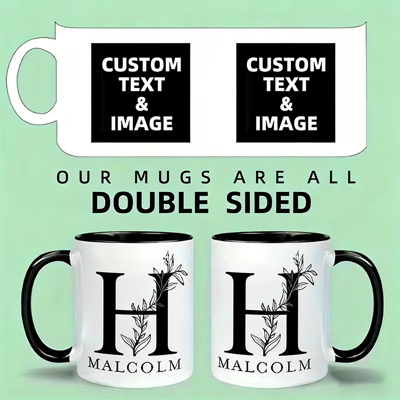 Tasse personnalisée avec photos et texte