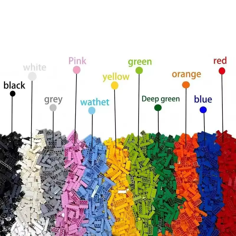 [9 pièces]【50g】 30562 Panneau mural incurvé en verre 4x4x6, blocs de taille standard, blocs multicolores rares, pièces de création MOC DIY.