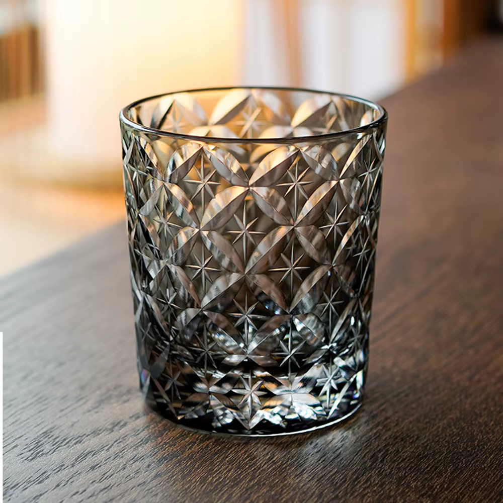 Star Pattern Whiskey Glass 250ml