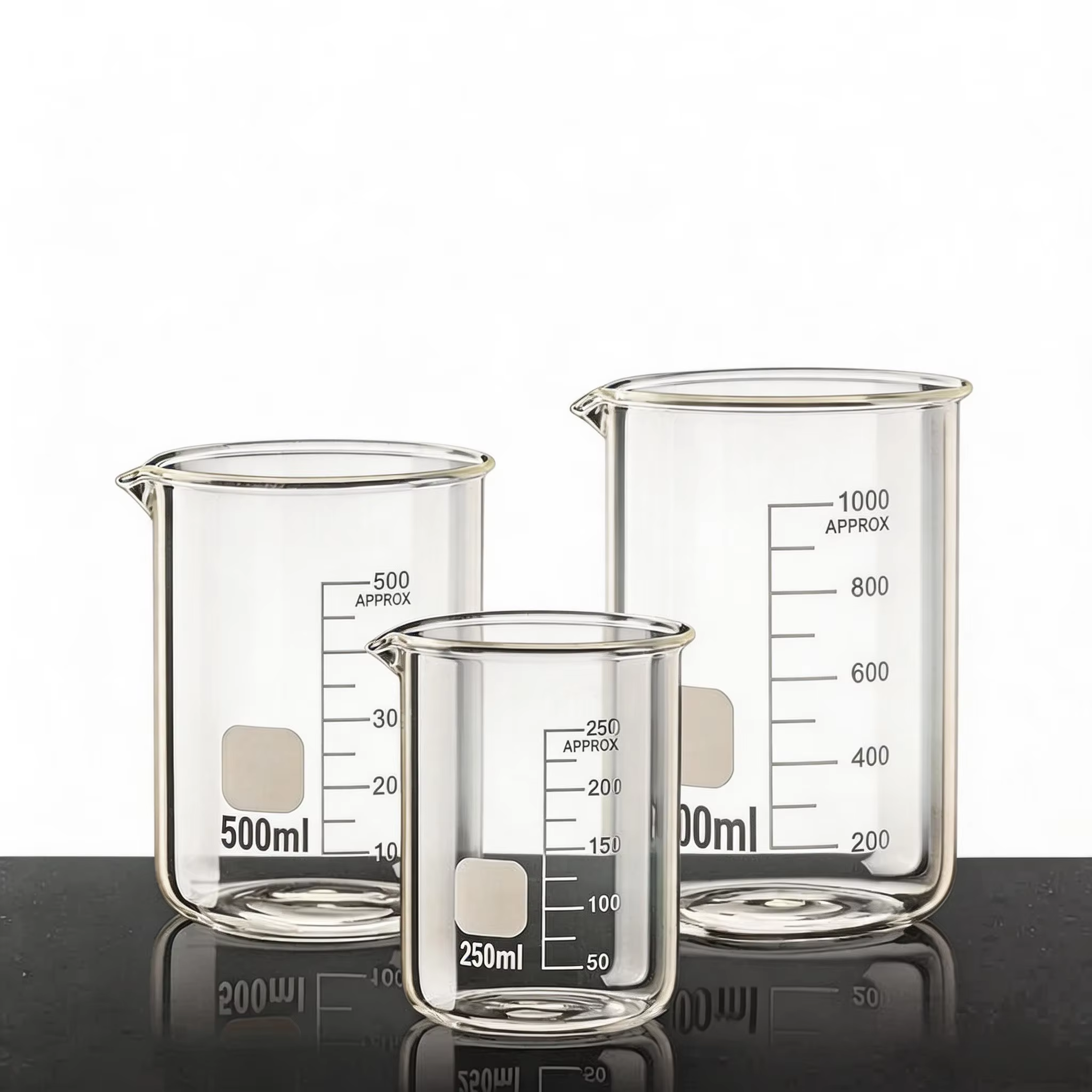 Tasse à mesurer en verre borosilicate YWDL avec échelle graduée