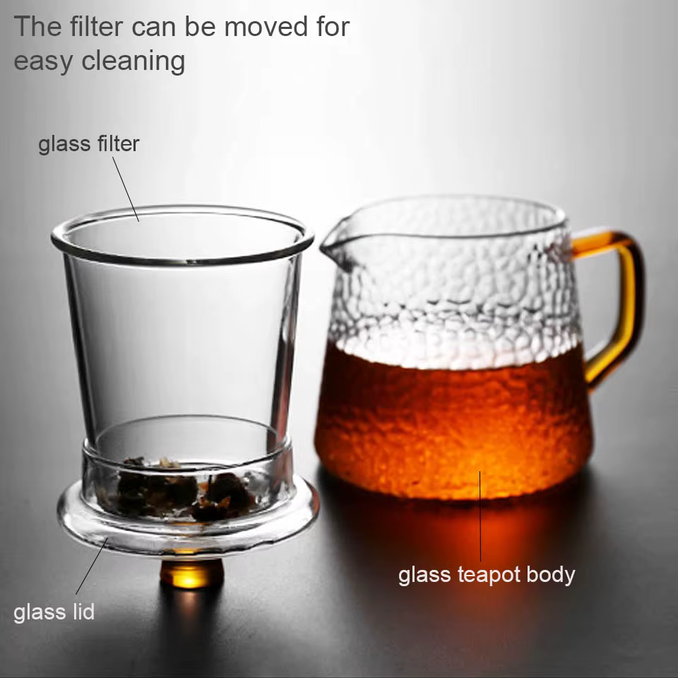 Théière Japonaise en Verre Borosilicate avec Infuseur