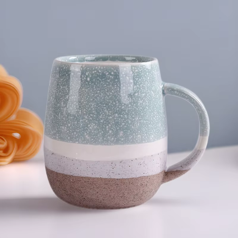 Tasses à café en céramique japonais avec couvercle