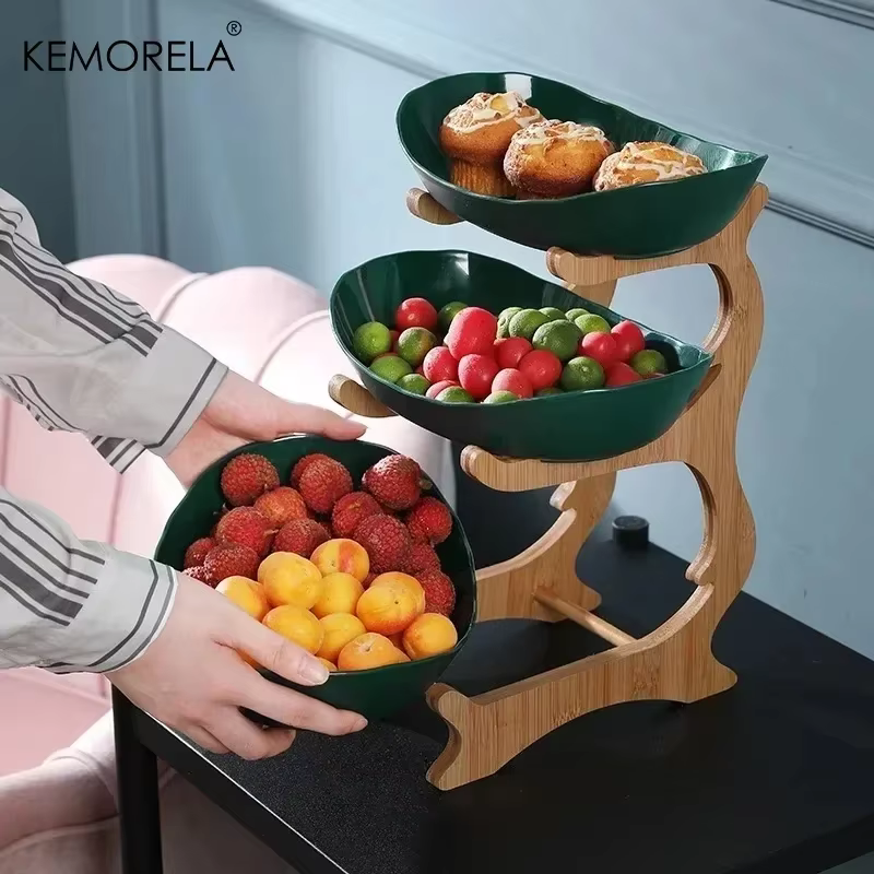Assiette à fruits à 2/3 couches
