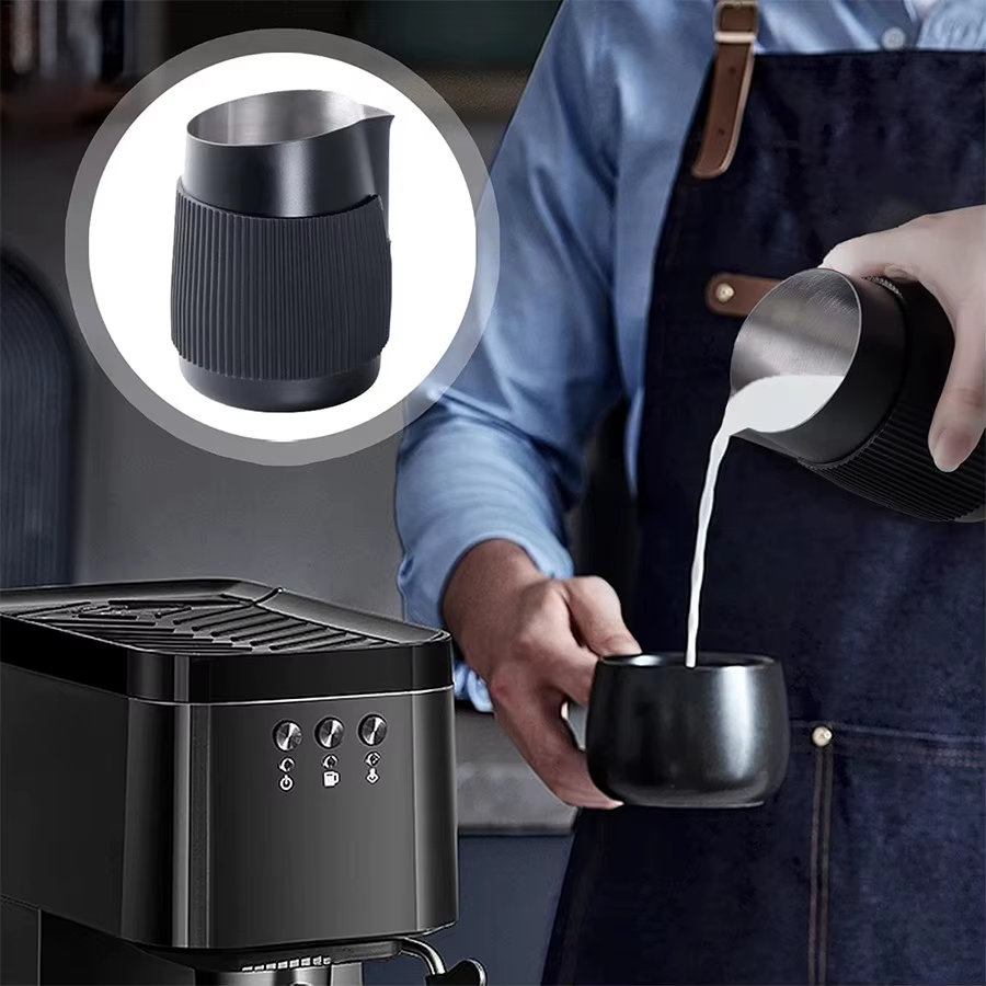 Tasse à café en acier inoxydable de 480 ml pour latte art