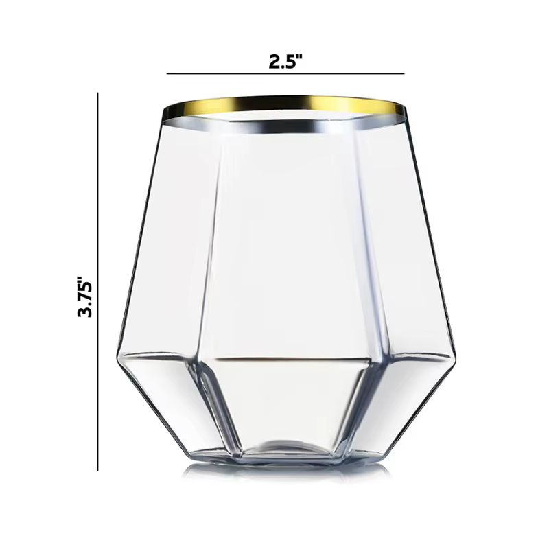Verres à vin de mariage 360ml