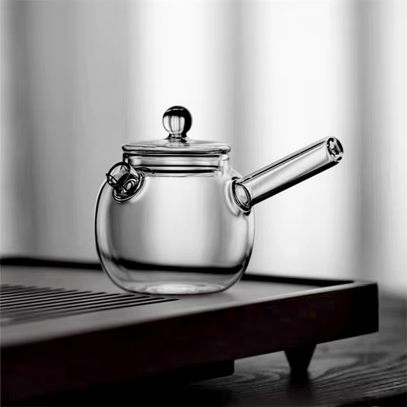 Théière en verre de style japonais avec filtre