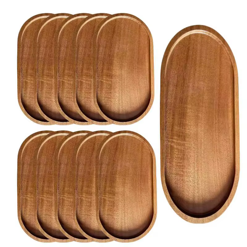 NOUVEAU Service de table en bois massif