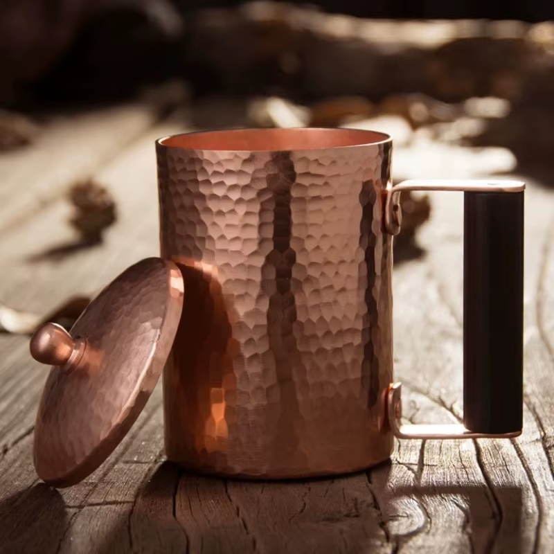 Tasse à café en cuivre Vintage