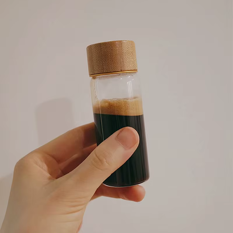 Mini Bouteille en Verre pour Café