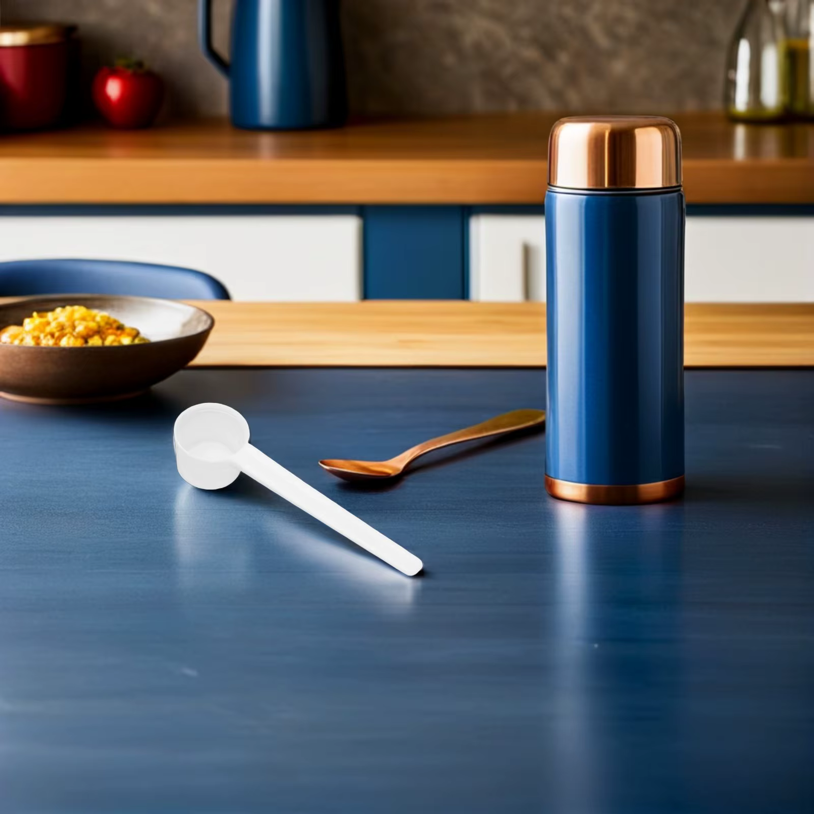 50 cuillères doseuses pour lait en poudre, portables, pour café, protéines en poudre, fournitures de mesure domestiques, cuillère de 5 grammes