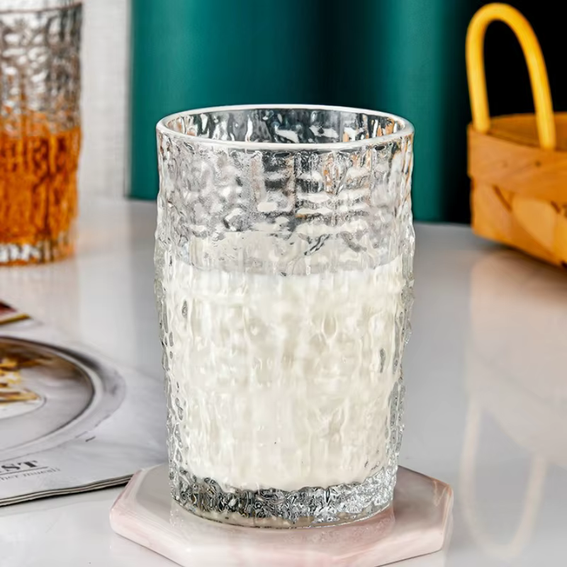 Verre tasse d'eau créatif jus lait tasses mode Transparent