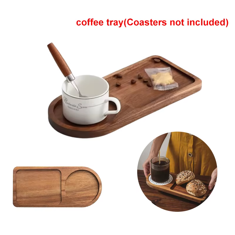 Plateau à café en bois