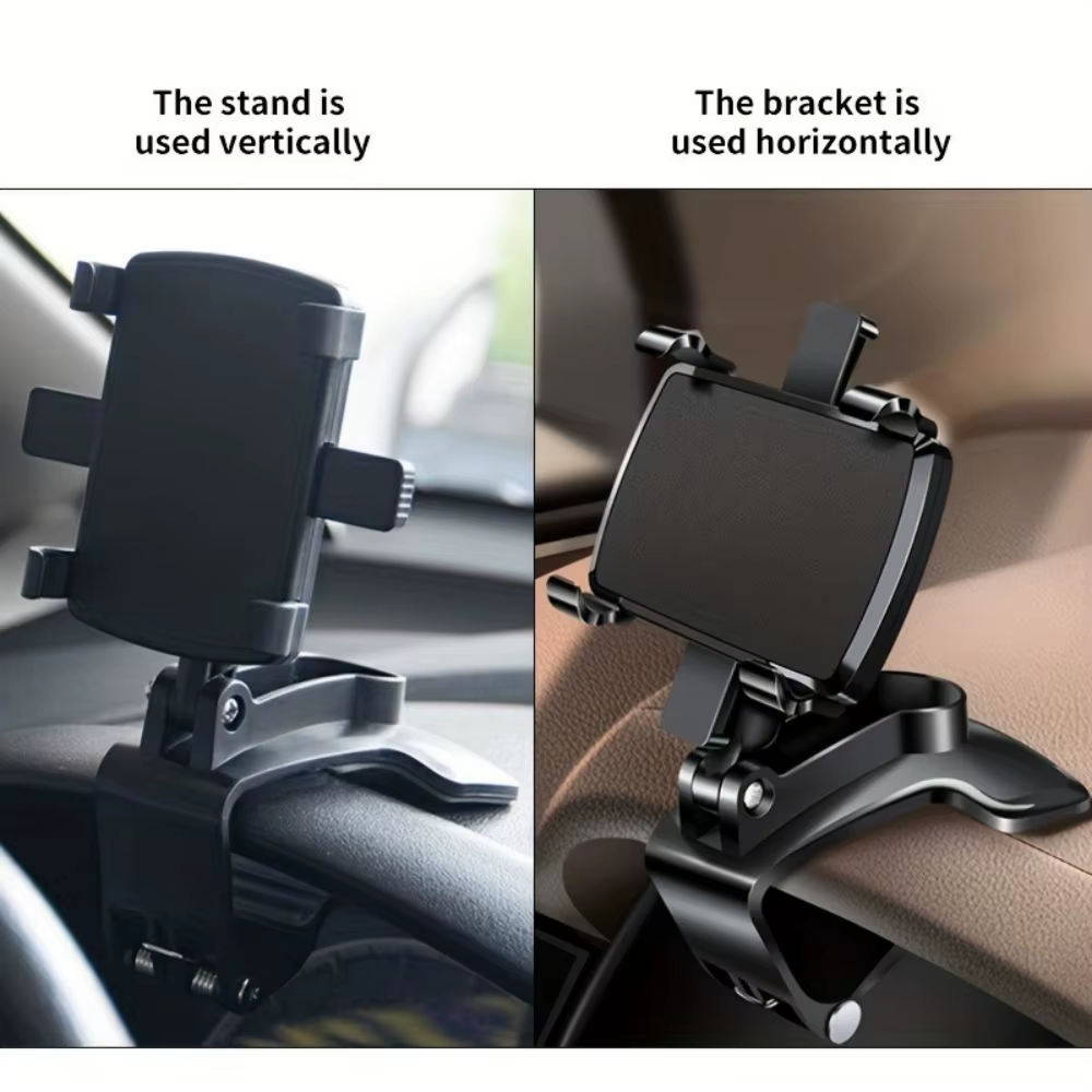 Support de téléphone de voiture Support universel tableau de bord voiture Clip Support GPS voiture Support de téléphone portable dans la voiture pour iPhone Samsung Xiaomi