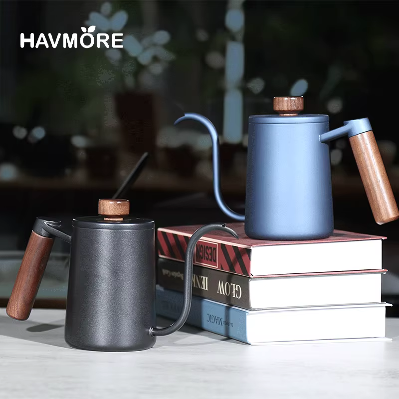 304 acier inoxydable 600ml Long bec col de cygne Barista expresso cafetière bouilloire théière accessoires outils