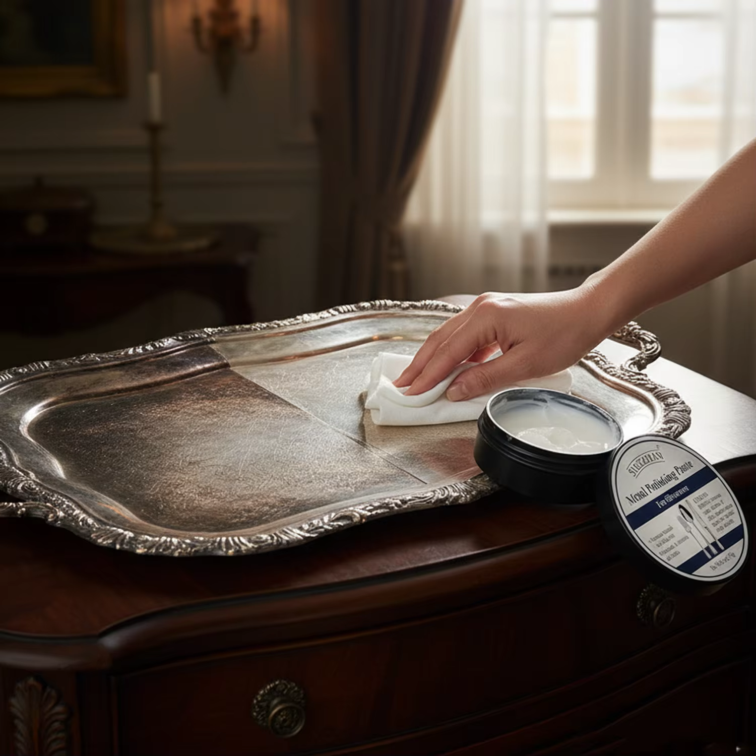 Pâte de polissage pour argent – Dissolvant de ternissement pour couverts