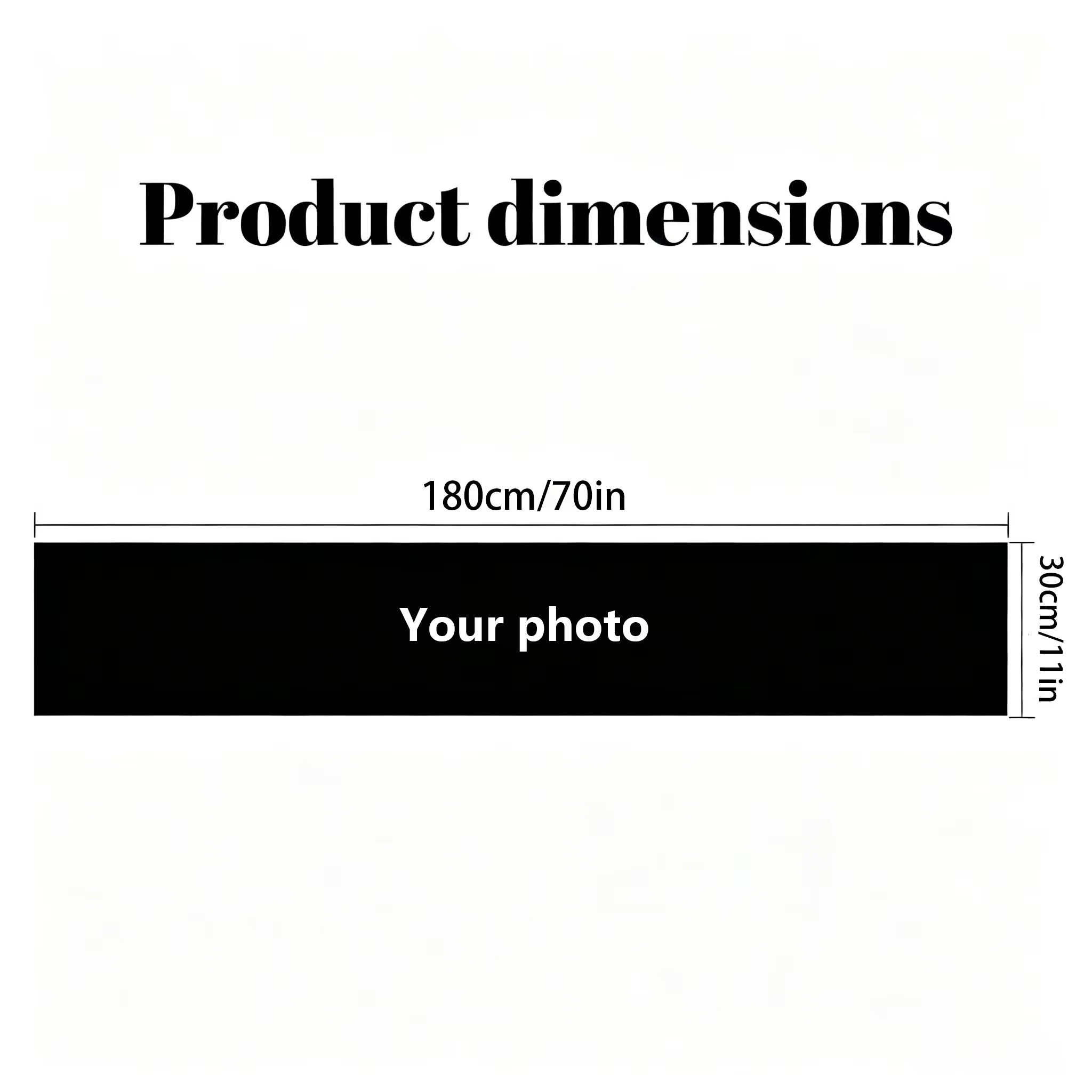 Chemin de table personnalisé à imprimer soi-même