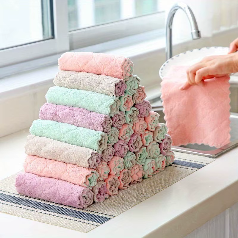 Chiffons à vaisselle en microfibre