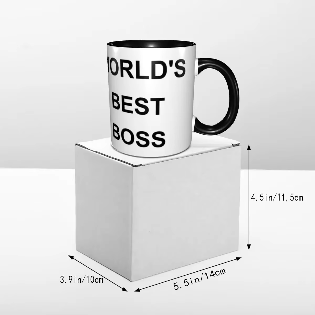 Tasses à café personnalisées « Meilleur patron du monde »