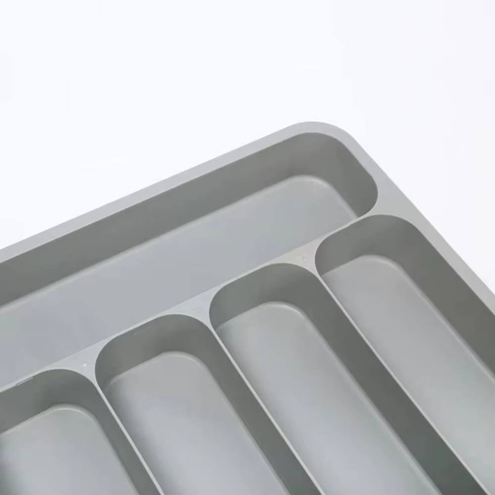 Organisateur de tiroir à couverts en plastique