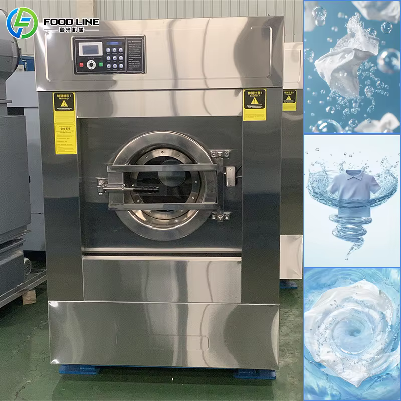 Lave-linge industriel automatique à monnayeur pour laverie libre-service, équipement professionnel personnalisable