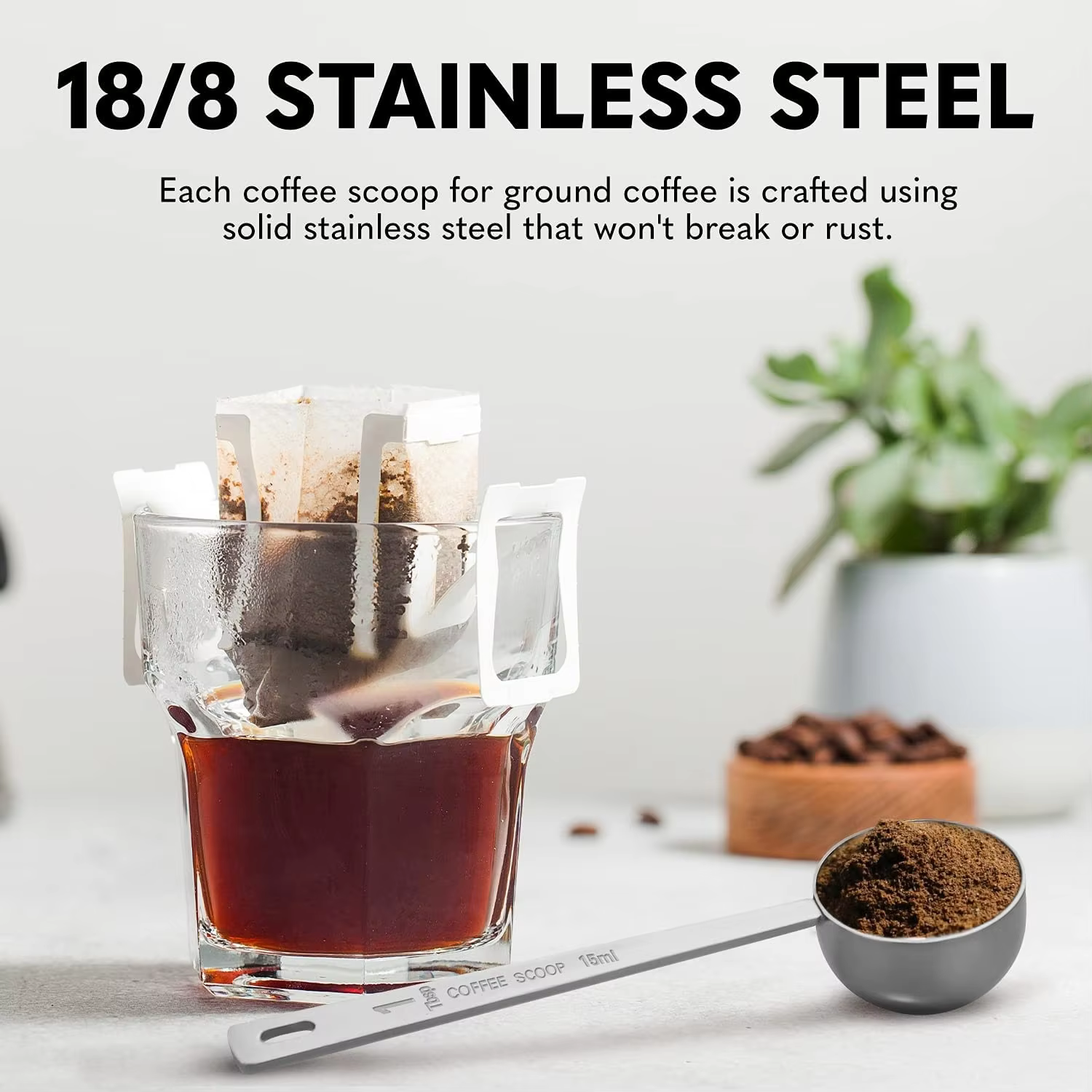 Cuillère à café en acier inoxydable