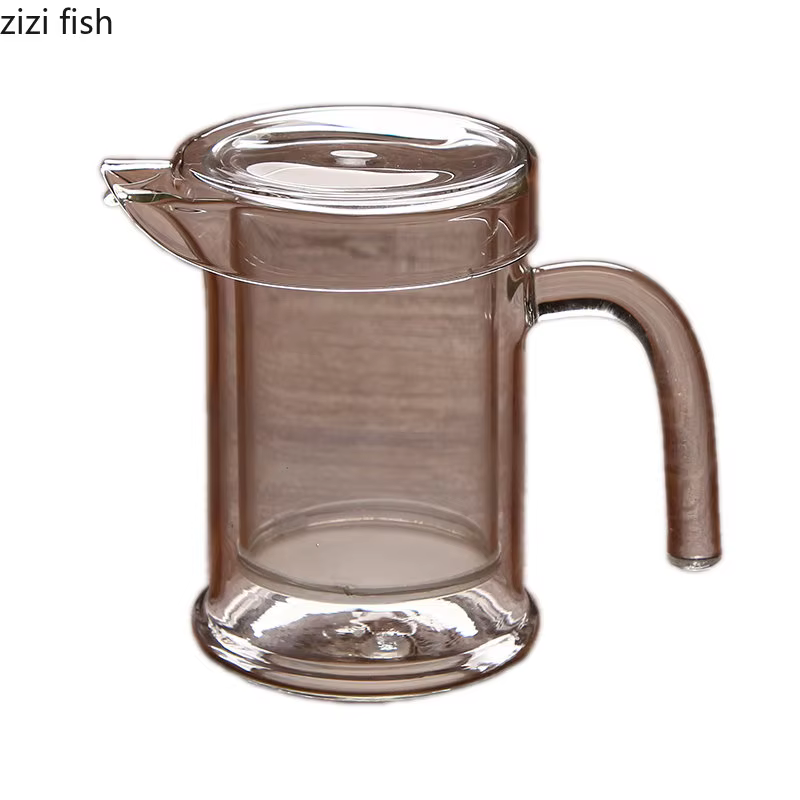 Théières en verre à double couche pour la cuisine à la maison