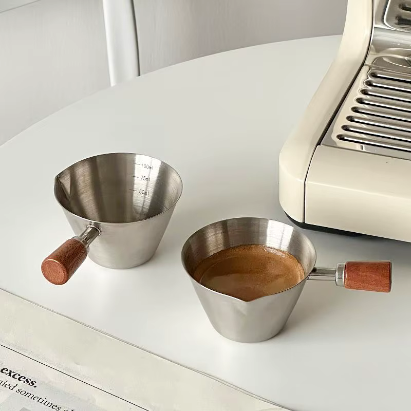 Tasse d'extrait de café en acier inoxydable de 100ml