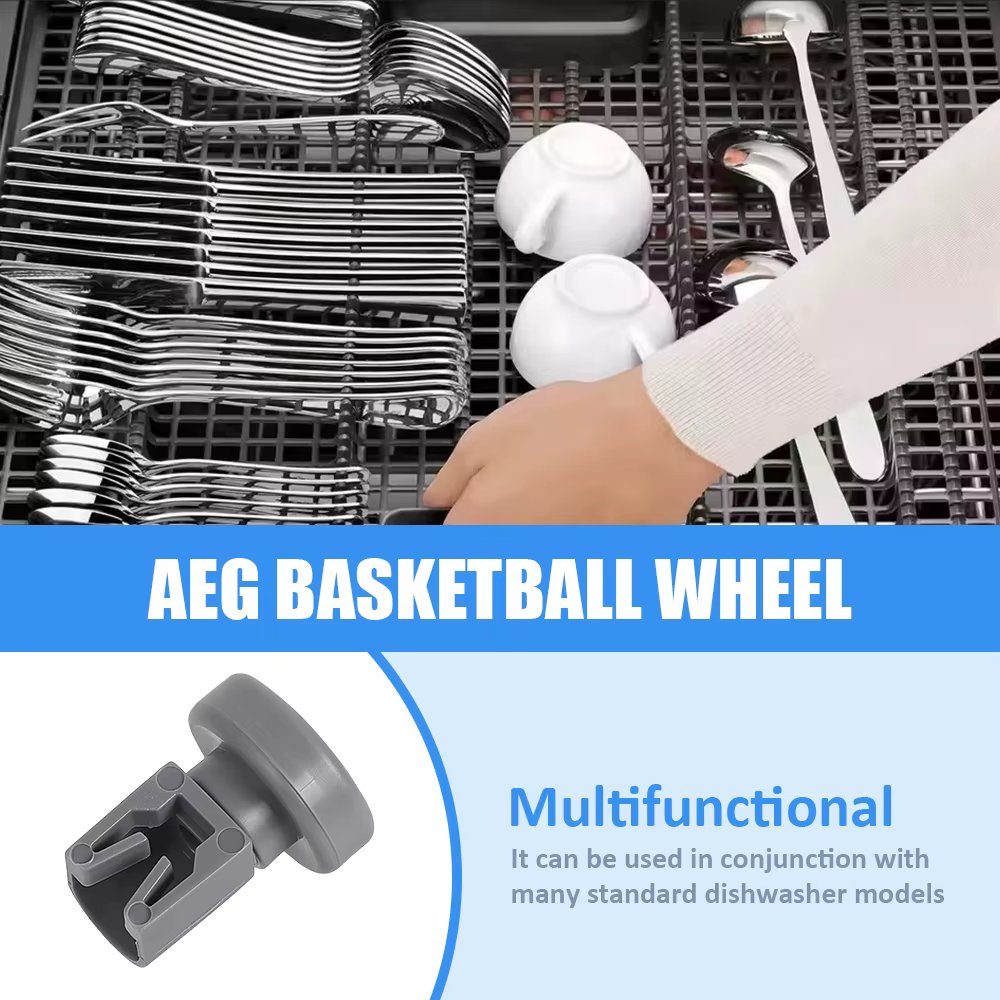 Pièces de rechange pour lave-vaisselle, rouleaux supérieurs, 8 pièces, pour AEG/ELECTROLUX/GE/Favorit, pour Privileg/Zanussi