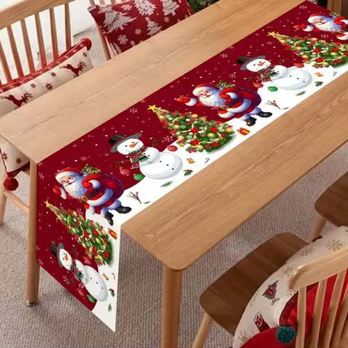 Chemin de Table de noël du père noël