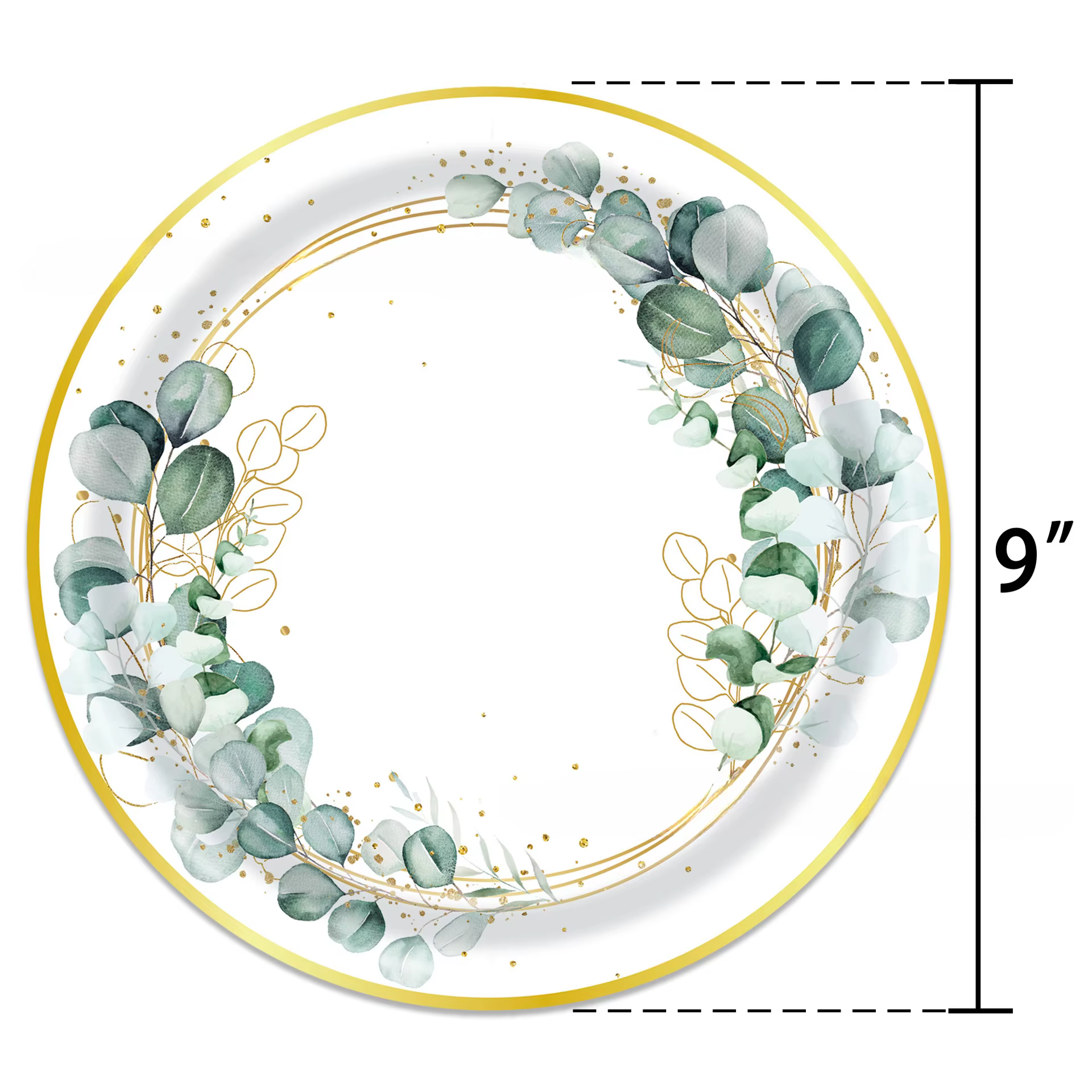 Vaisselle jetable, 20 pièces