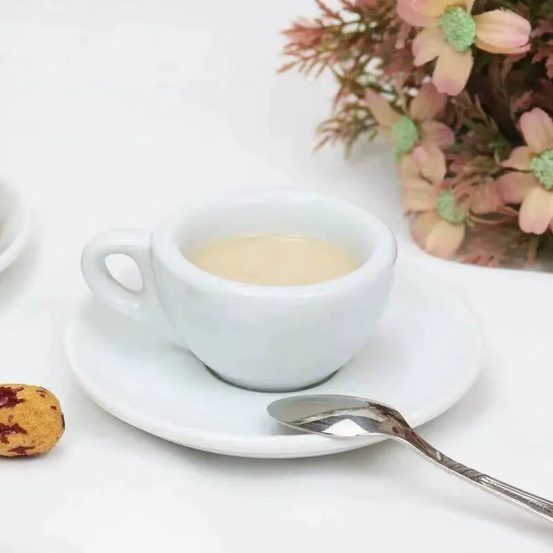Tasse à café en céramique à bouche ronde épaissie