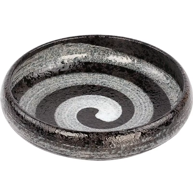 Plats à sushi en céramique rétro créatifs