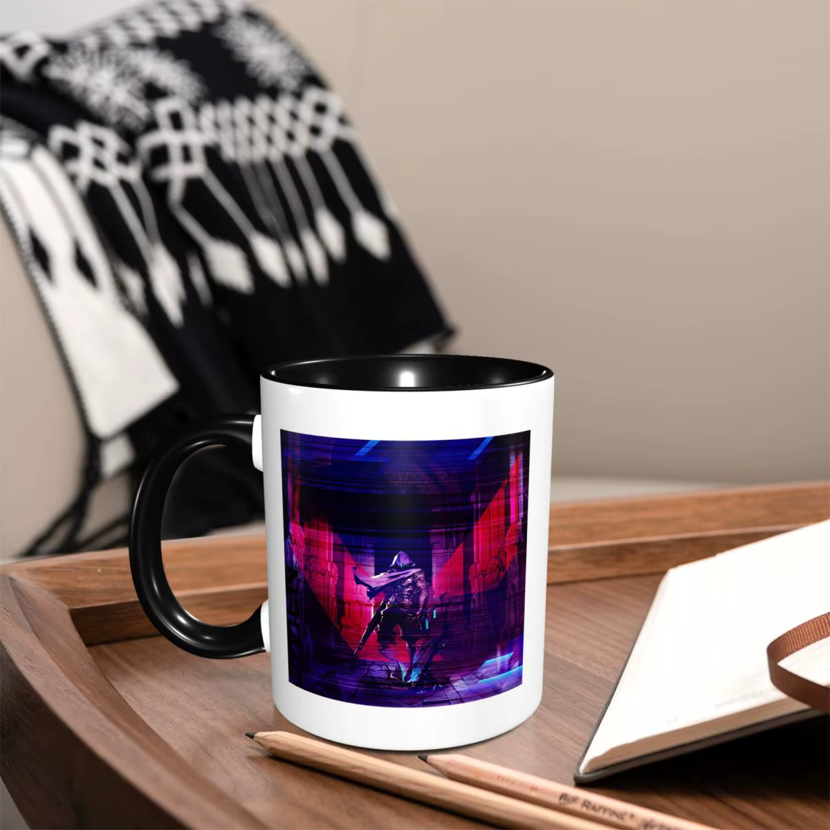 Tasse à café en céramique amusante Omen V-Valorant Riot Games