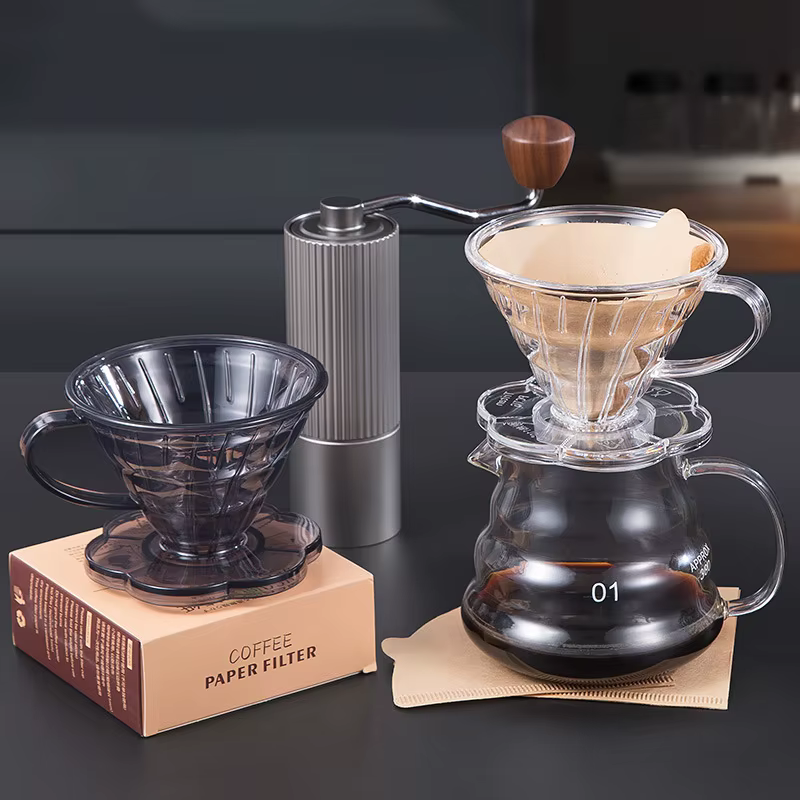 Filtre à café réutilisable en résine pour cafetière à filtre, compatible avec les tasses de barista 1-2 tasses/1-4 tasses, entonnoir de préparation, matelas, avion, forêt, cadeau, retour