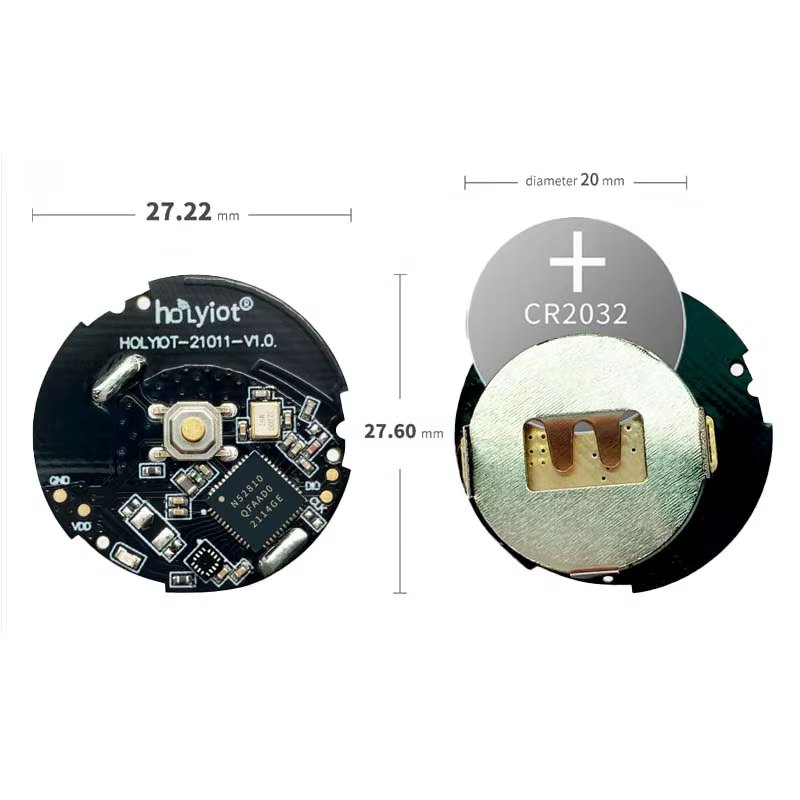 Holyiot-Étiquette de balise sans fil, Bluetooth 5.0, faible consommation d'énergie, capteur, technologie, LOT, maison intelligente, DRF52810
