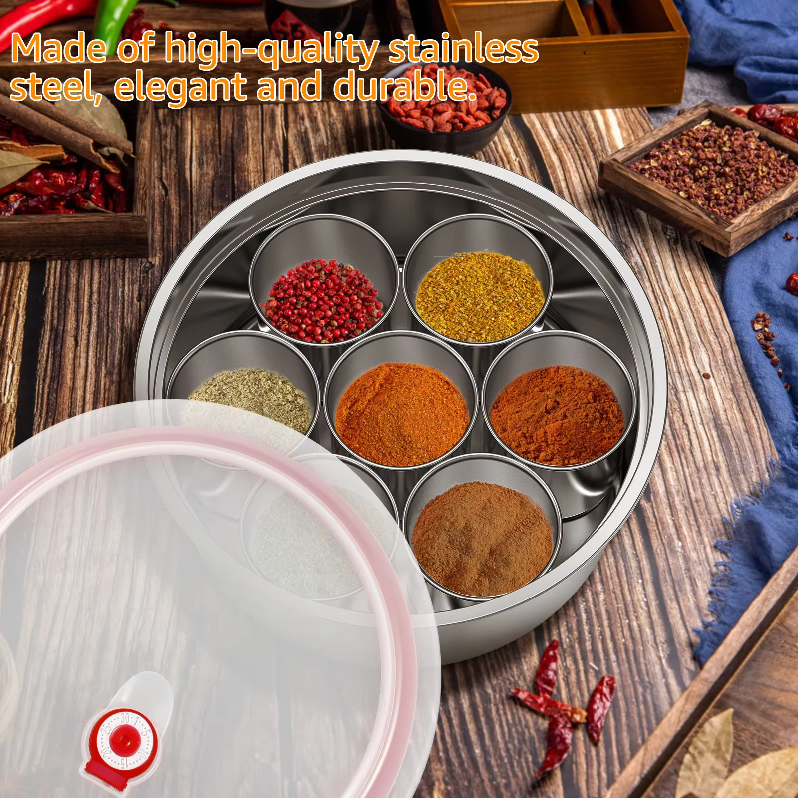 Masala Dabba Boîte à épices Conteneurs