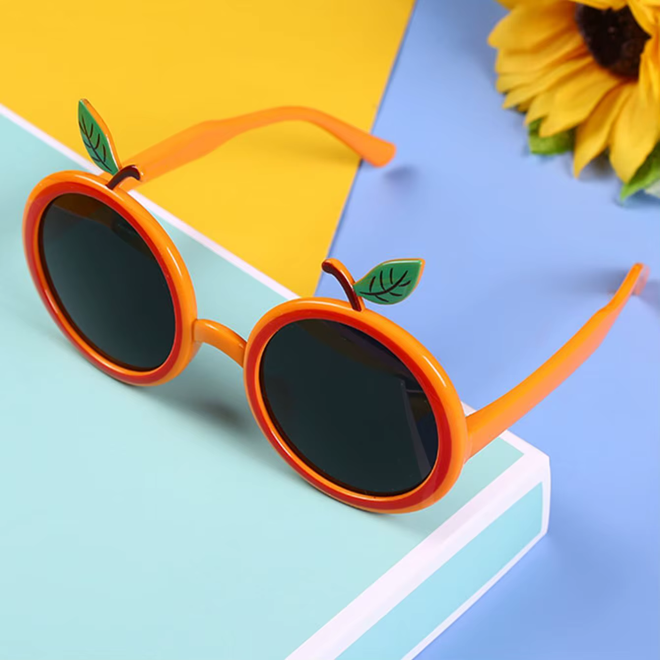 Lunettes de fête de conception Orange